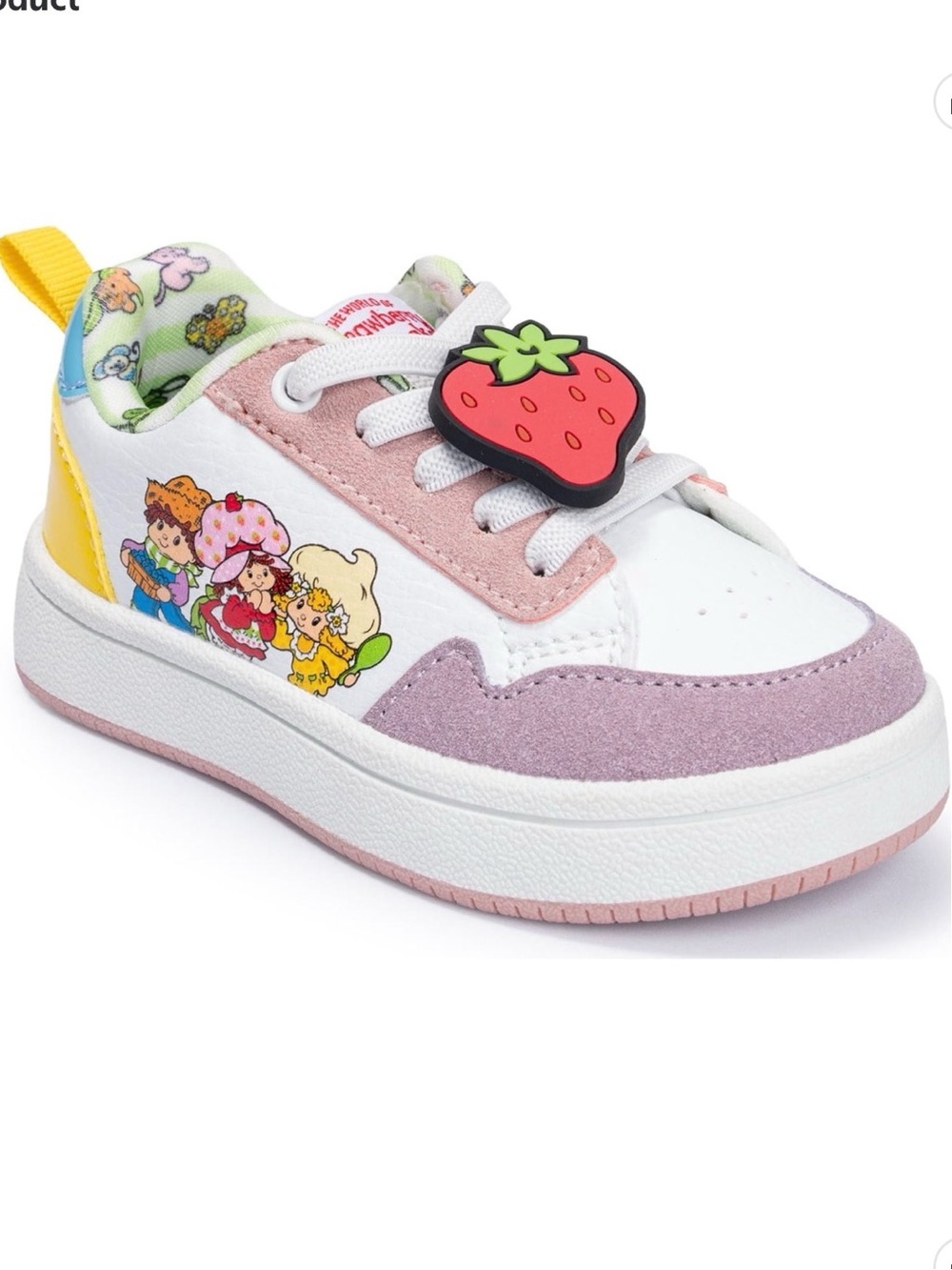 Strawberry Shortcake Girl Low Top Court Sneakers